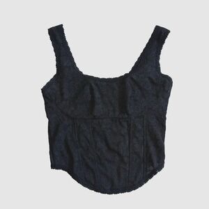 Pink Victoria Secret Lace Long Line Bra Top M Lace Goth Crop Bralette Bustier